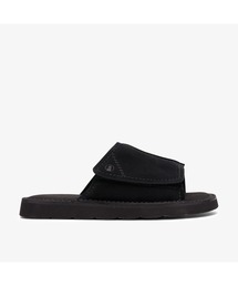Clarks（クラークス）の「Solsbury Slide / ソルスブリースライド (ブラックスエード)（サンダル）」