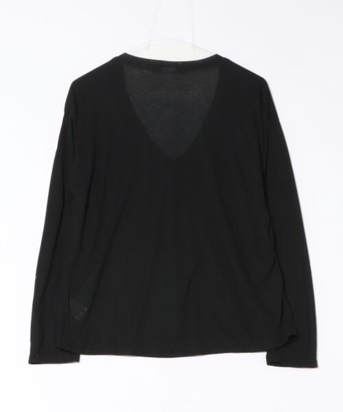 Ritzy(リッツィー)の「シアールーズシルエットVネックカットソー(Tシャツ/カットソー・レディース・ベージュ/ホワイト/ブラック・MEDIUM/LARGE)」の13枚目の写真