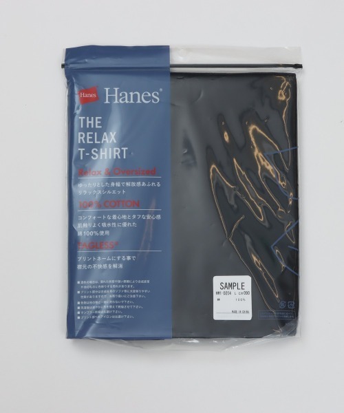 HANES(ヘインズ)の「【Hanes/ヘインズ】メンズ Hanes THE RELAX リラックスフィット クルーネックTシャツ(Tシャツ/カットソー・メンズ・ブラック/ホワイト・XL/M/S/L)」の15枚目の写真