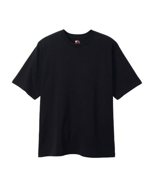 HANES(ヘインズ)の「【Hanes/ヘインズ】メンズ Hanes THE RELAX リラックスフィット クルーネックTシャツ(Tシャツ/カットソー・メンズ・ブラック/ホワイト・XL/M/S/L)」の10枚目の写真