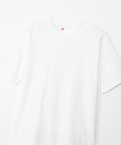 HANES(ヘインズ)の「【Hanes/ヘインズ】メンズ Hanes THE RELAX リラックスフィット クルーネックTシャツ(Tシャツ/カットソー・メンズ・ブラック/ホワイト・XL/M/S/L)」の6枚目の写真