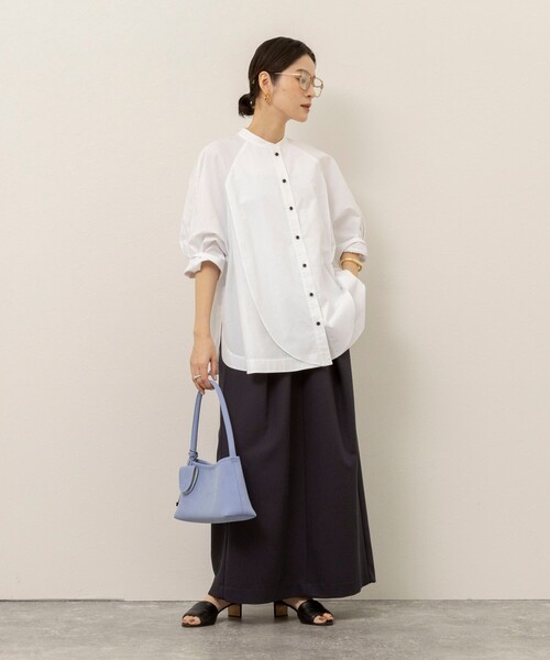 MAQWEL(マクウェル)の「【MAQWEL/マクウェル】タックロングスカート(スカート・レディース・ベージュ/ネイビー・M/S)」の18枚目の写真