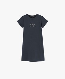 agnes b. | キッズ "b." ロゴ スター コットン 半袖 ワンピース "Pirate"(ワンピース)