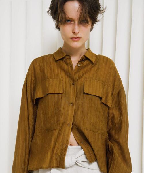 LAATO（ラート）の「drawstring shirts（シャツ/ブラウス・レディース・カーキ/オフホワイト・FREE）」の20枚目の写真