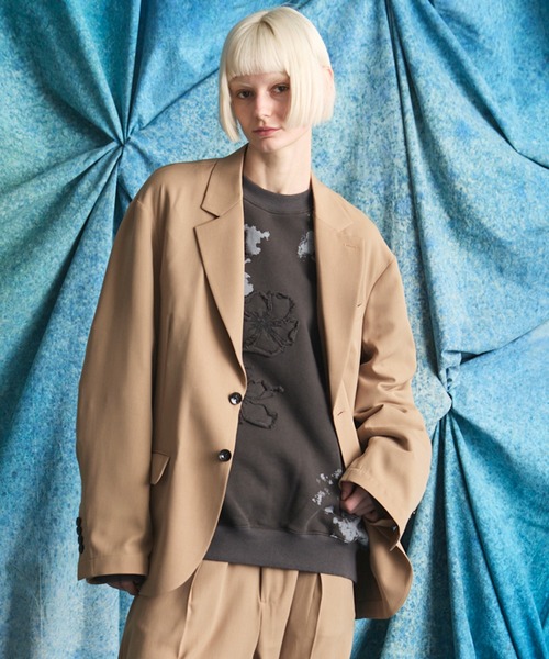 UNISEX》TW Worsted Relax-Over 2B Tailored Jacket/TWウーステッド