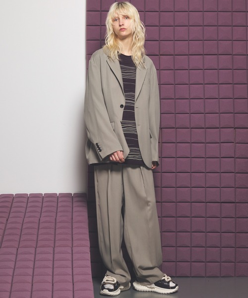 UNISEX》TW Worsted Relax-Over 2B Tailored Jacket/TWウーステッド