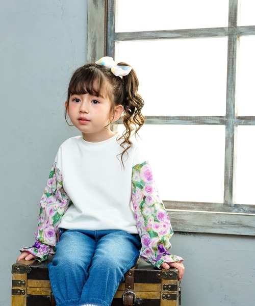 Rora（ローラ）の「シャル トップス（Tシャツ/カットソー・キッズ・ホワイト・110cm/120cm/130cm/140cm/150cm）」の10枚目の写真