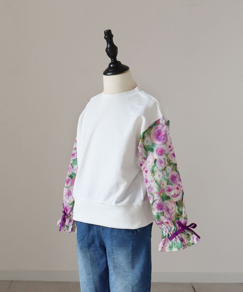 Rora（ローラ）の「シャル トップス（Tシャツ/カットソー・キッズ・ホワイト・110cm/120cm/130cm/140cm/150cm）」の16枚目の写真