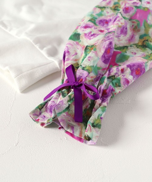 Rora（ローラ）の「シャル トップス（Tシャツ/カットソー・キッズ・ホワイト・110cm/120cm/130cm/140cm/150cm）」の18枚目の写真