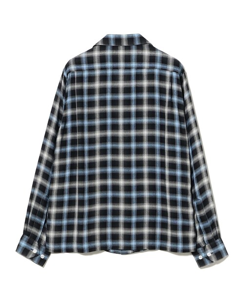 SUGAR CANE(シュガーケーン)の「SUGAR CANE / オンブレ チェック シャツ(シャツ/ブラウス・レディース・ブルー・SMALL)」の5枚目の写真
