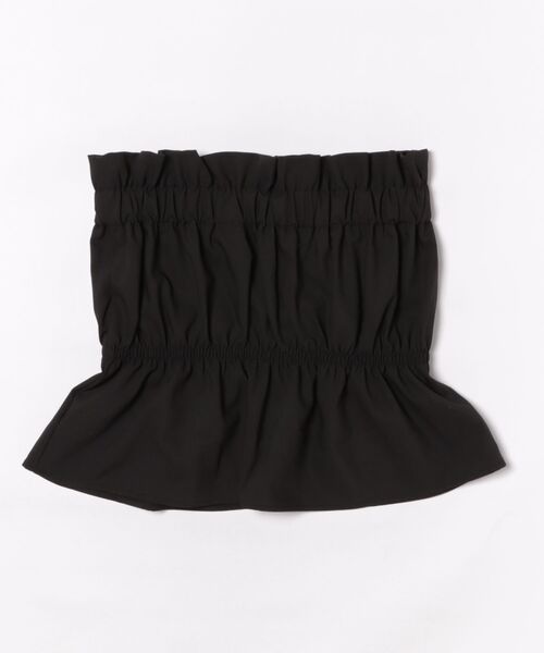 STYLEBLOCK（スタイルブロック）の「リネンタッチギャザーベアトップ（シャツ/ブラウス・レディース・グレー/ブラック/ベージュ/ネイビー・M）」の8枚目の写真