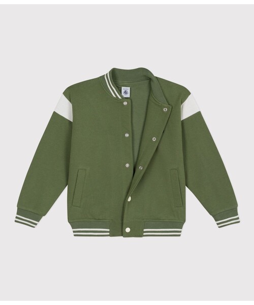PETIT BATEAU(プチバトー)の「ブルゾン(ブルゾン・キッズ・カーキ・6YEAR/8YEAR/10YEAR/12YEAR)」の5枚目の写真