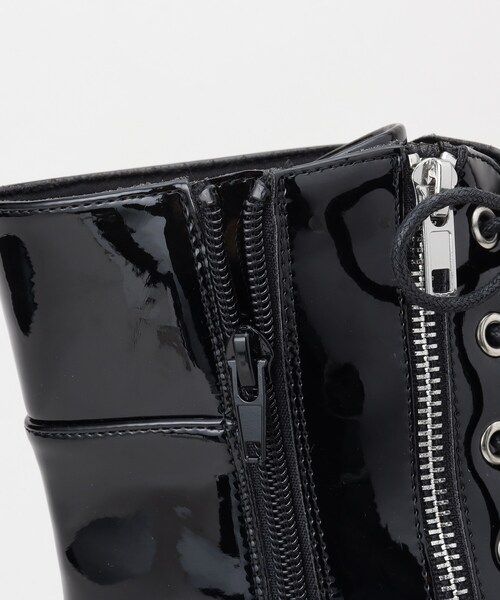 cs T&P(シーエスティーアンドピー)の「厚底サイドジップミドル丈ブーツ(ブーツ・レディース・ブラック/ブラック系1・LL/L/M/S/XL)」の22枚目の写真