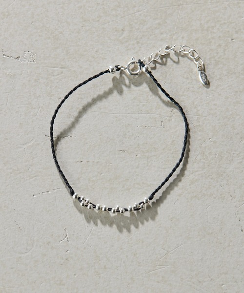 COLLAGE GALLARDAGALANTE（コラージュガリャルダガランテ）の「Sivelle./Silver925　コードブレスレット（ブレスレット・レディース・シルバー・FREE）」の2枚目の写真