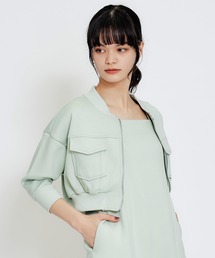 REDYAZEL | 【セットアップ可能】バイカラーステッチカットブルゾン(ブルゾン)