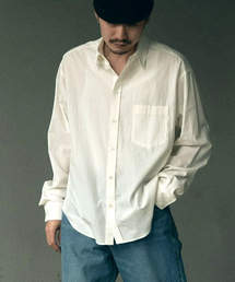 WISM | NAMELESSNESS / ネームレスネス COTTON LONG SLEEVE SHIRT(シャツ/ブラウス)