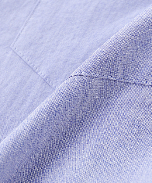 WISM(ウィズム)の「NAMELESSNESS / ネームレスネス COTTON LONG SLEEVE SHIRT(シャツ/ブラウス・メンズ・ブルー/ブルー系その他/ホワイト・3/2)」の16枚目の写真