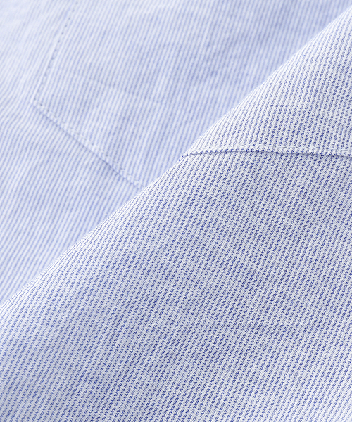 WISM(ウィズム)の「NAMELESSNESS / ネームレスネス COTTON LONG SLEEVE SHIRT(シャツ/ブラウス・メンズ・ブルー/ブルー系その他/ホワイト・3/2)」の19枚目の写真