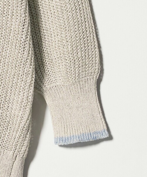 UNITED ARROWS(ユナイテッドアローズ)の「カラーヤーン Vネック ニット ‐ウォッシャブル‐(ニット/セーター・レディース・ダークグレー/ライトグレー/ターコイズブルー系・FREE)」の9枚目の写真