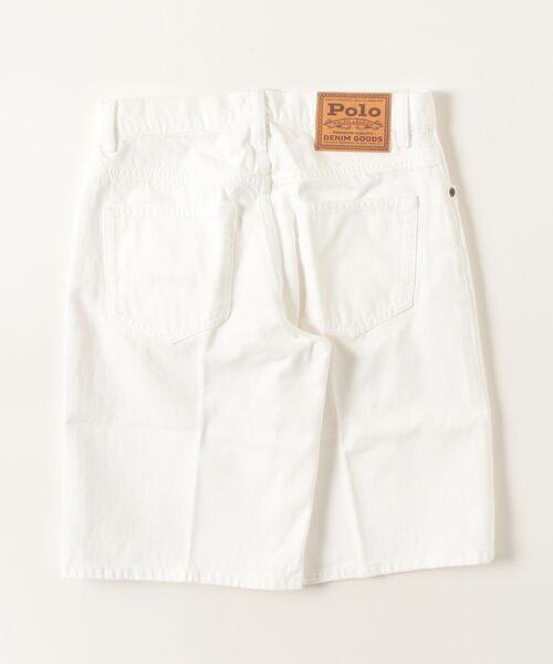 POLO RALPH LAUREN(ポロ ラルフ ローレン)の「ロング デニム ショートパンツ(デニムパンツ・レディース・ホワイト・25/26/27/28/24)」の7枚目の写真