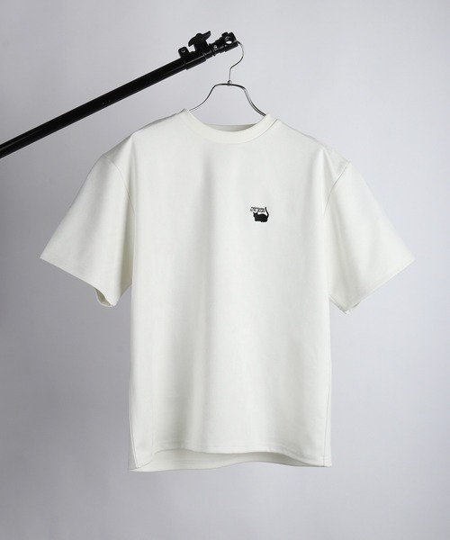 WESTSEA(ウエストシー)の「TASOGARE GIRL & CAT / 黄昏ガール バックプリント 猫 グラフィックTシャツ / ワンポイント刺繍 フェイクスエード 半袖Tシャツ(Tシャツ/カットソー・メンズ・ブラック/ホワイト系その他/ライトグレー/オフホワイト/グレー/ブラック系その他・L/M)」の20枚目の写真