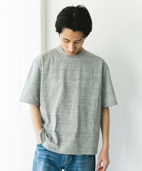 URBAN RESEARCH DOORS（アーバンリサーチドアーズ）の「DRYMIX20sプレーティングショートスリーブ Tシャツ（Tシャツ/カットソー・メンズ・ネイビー/グレー/アイボリー・MEDIUM/LARGE）」の11枚目の写真