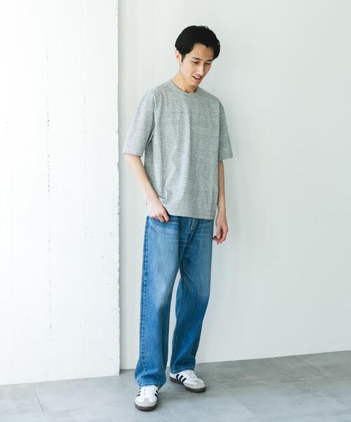 URBAN RESEARCH DOORS（アーバンリサーチドアーズ）の「DRYMIX20sプレーティングショートスリーブ Tシャツ（Tシャツ/カットソー・メンズ・ネイビー/グレー/アイボリー・MEDIUM/LARGE）」の13枚目の写真