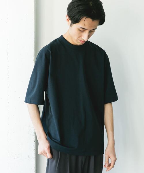 URBAN RESEARCH DOORS（アーバンリサーチドアーズ）の「DRYMIX20sプレーティングショートスリーブ Tシャツ（Tシャツ/カットソー・メンズ・ネイビー/グレー/アイボリー・MEDIUM/LARGE）」の16枚目の写真