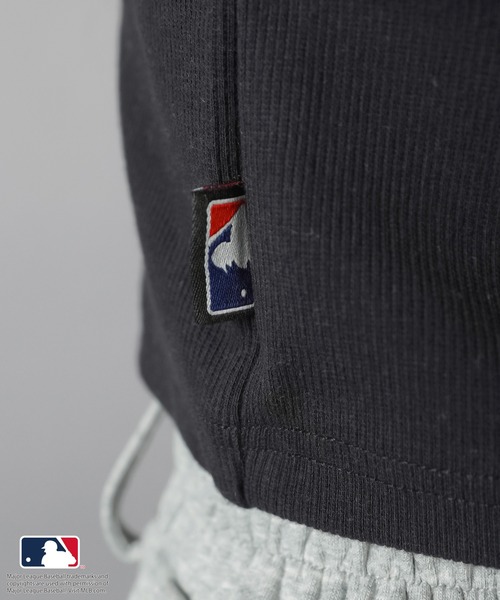 MLB(メジャーリーグベースボール)の「【MLB/メジャーリーグベースボール】カップ付きリブキャミソール(キャミソール・レディース・ブラック/オートミール/杢グレー/オフホワイト・ONESIZE)」の17枚目の写真