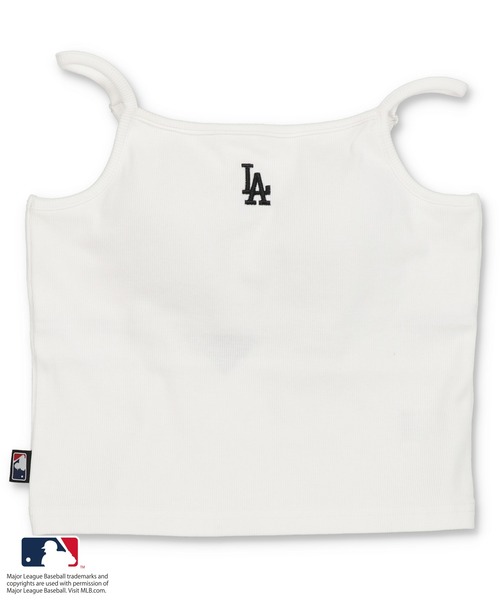 MLB(メジャーリーグベースボール)の「【MLB/メジャーリーグベースボール】カップ付きリブキャミソール(キャミソール・レディース・ブラック/オートミール/杢グレー/オフホワイト・ONESIZE)」の19枚目の写真