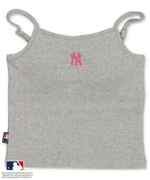 MLB(メジャーリーグベースボール)の「【MLB/メジャーリーグベースボール】カップ付きリブキャミソール(キャミソール・レディース・ブラック/オートミール/杢グレー/オフホワイト・ONESIZE)」の21枚目の写真