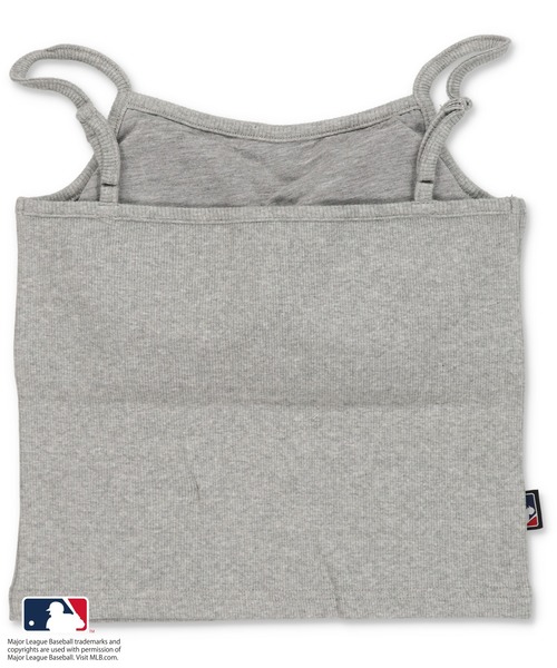 MLB(メジャーリーグベースボール)の「【MLB/メジャーリーグベースボール】カップ付きリブキャミソール(キャミソール・レディース・ブラック/オートミール/杢グレー/オフホワイト・ONESIZE)」の22枚目の写真