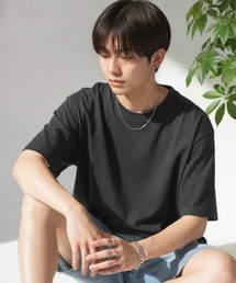 【LIFEMAX/ライフマックス】スラブTシャツ/ 【全5色】半袖Tシャツ ユニセックス 無地 ゆったり 横割り コットン カットソー