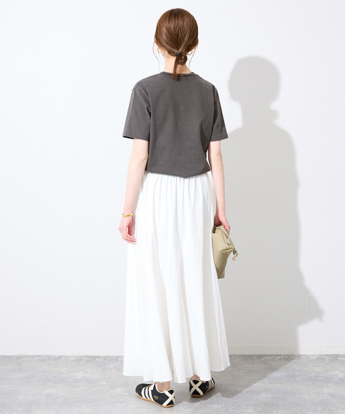 MIXTA(ミクスタ)の「MIXTA/ミクスタ SLOBE別注 EL CAPITAN TEE(Tシャツ/カットソー・レディース・アイボリー/ブラック・FREE)」の6枚目の写真