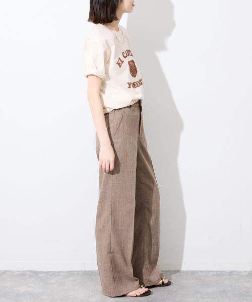 MIXTA(ミクスタ)の「MIXTA/ミクスタ SLOBE別注 EL CAPITAN TEE(Tシャツ/カットソー・レディース・アイボリー/ブラック・FREE)」の14枚目の写真