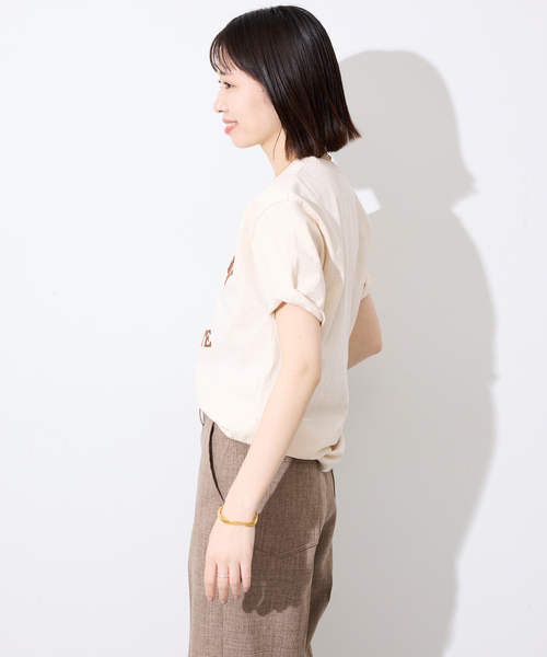 MIXTA(ミクスタ)の「MIXTA/ミクスタ SLOBE別注 EL CAPITAN TEE(Tシャツ/カットソー・レディース・アイボリー/ブラック・FREE)」の17枚目の写真