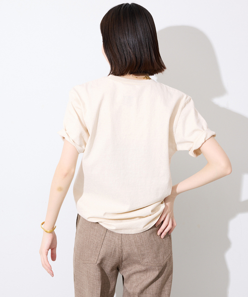 MIXTA(ミクスタ)の「MIXTA/ミクスタ SLOBE別注 EL CAPITAN TEE(Tシャツ/カットソー・レディース・アイボリー/ブラック・FREE)」の18枚目の写真