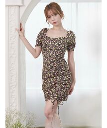 EATME | 【日比谷花壇コラボ】フラワープリントアシンメトリーワンピース(ワンピース)