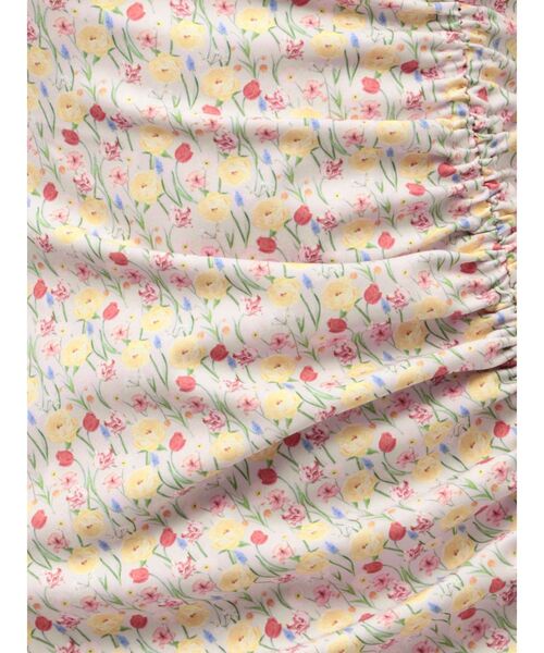 EATME(イートミー)の「【日比谷花壇コラボ】フラワープリントアシンメトリーワンピース(ワンピース・レディース・ピンク/ブラック/ブルー・MEDIUM/SMALL)」の11枚目の写真