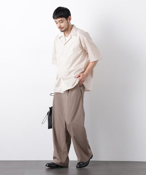 NANO universe(ナノユニバース)の「「OtoNANO」Lim-bress 1タックスラックス(スラックス・メンズ・ベージュ/カーキ/ブラウン/チャコール・L/M/S)」の15枚目の写真