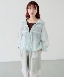 Kastane（カスタネ）の「リボンナイロンブルゾン（ブルゾン）」