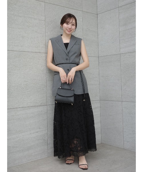 anuans（アニュアンス）の「デフォームラペルジレ（その他アウター・レディース・ベージュ/グレー・SMALL/MEDIUM）」の9枚目の写真