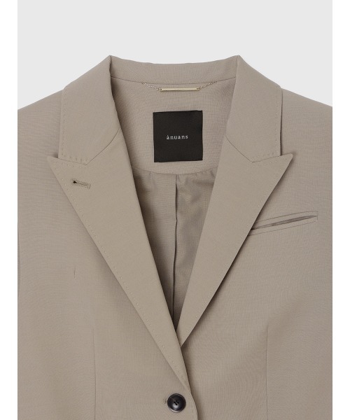 anuans（アニュアンス）の「デフォームラペルジレ（その他アウター・レディース・ベージュ/グレー・SMALL/MEDIUM）」の13枚目の写真