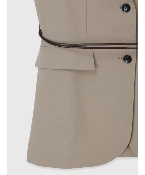 anuans（アニュアンス）の「デフォームラペルジレ（その他アウター・レディース・ベージュ/グレー・SMALL/MEDIUM）」の15枚目の写真