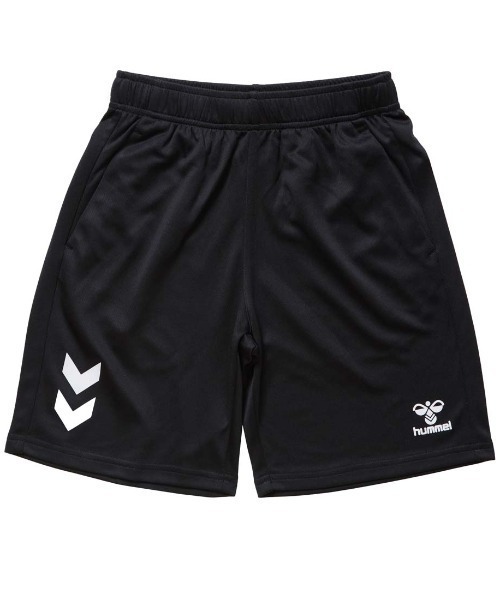 hummel（ヒュンメル）の「ヒュンメル hummel ジュニアニットハーフパンツ（その他パンツ・キッズ・ネイビー/ブラック・130cm/140cm/150cm/160cm）」の2枚目の写真