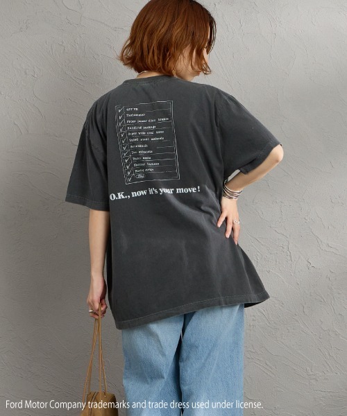 GOOD ROCK SPEED（グッドロックスピード）の「[GOOD ROCK SPEED/グッドロックスピード] 別注 FORD ロゴプリントTシャツ（THUNDERBIRD）（Tシャツ/カットソー・レディース・チャコール・XL/L/M）」の2枚目の写真