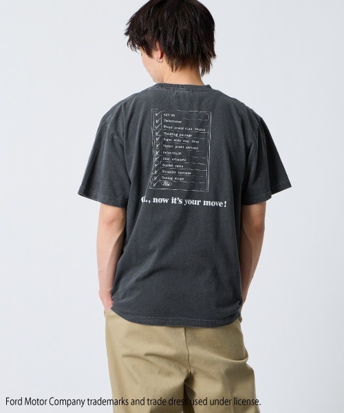 GOOD ROCK SPEED（グッドロックスピード）の「[GOOD ROCK SPEED/グッドロックスピード] 別注 FORD ロゴプリントTシャツ（THUNDERBIRD）（Tシャツ/カットソー・レディース・チャコール・XL/L/M）」の19枚目の写真