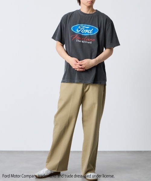 GOOD ROCK SPEED（グッドロックスピード）の「[GOOD ROCK SPEED/グッドロックスピード] 別注 FORD ロゴプリントTシャツ（THUNDERBIRD）（Tシャツ/カットソー・レディース・チャコール・XL/L/M）」の20枚目の写真
