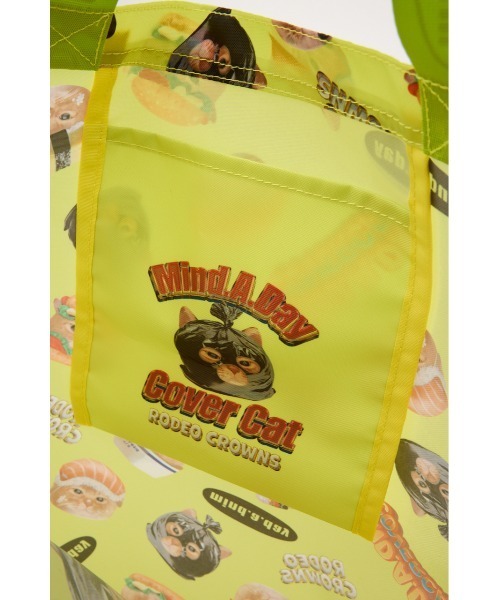 RODEO CROWNS WIDE BOWL（ロデオクラウンズワイドボウル）の「(MIND.A.DAY)エコトートバッグ（トートバッグ・レディース・ライム/ブラック/ピンク・FREE）」の21枚目の写真