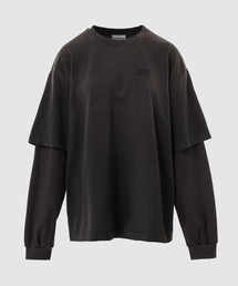 Heavy Cotton Jersey Longsleeve Washed Effect